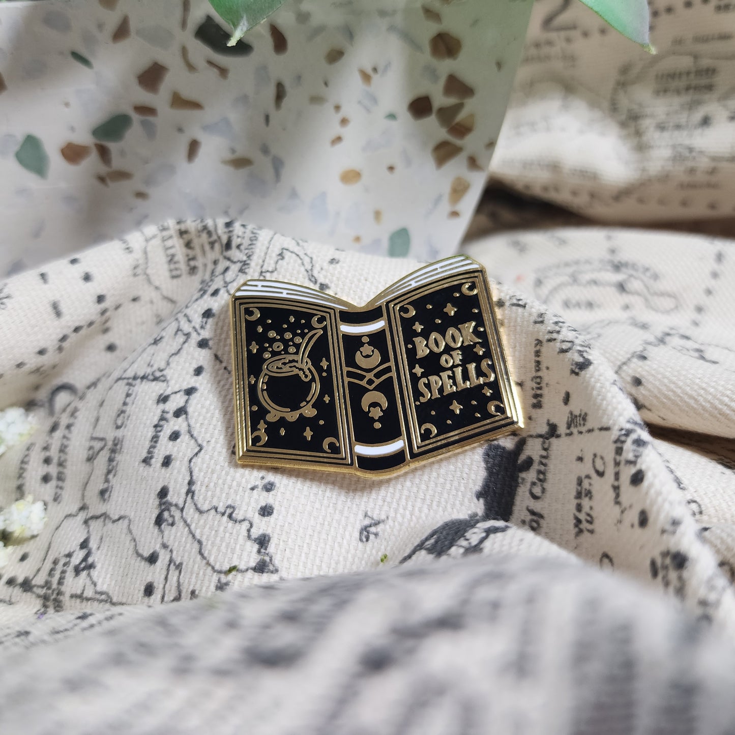 Book of Spells Enamel Pin