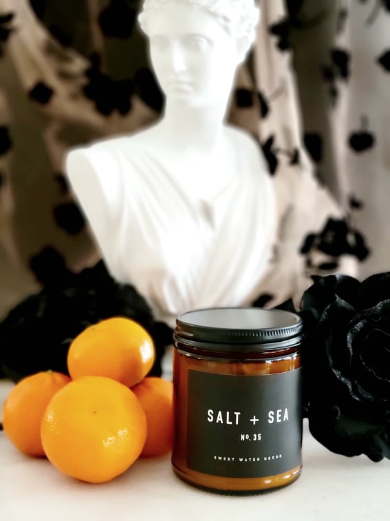 Salt and Sea Pirate Candle