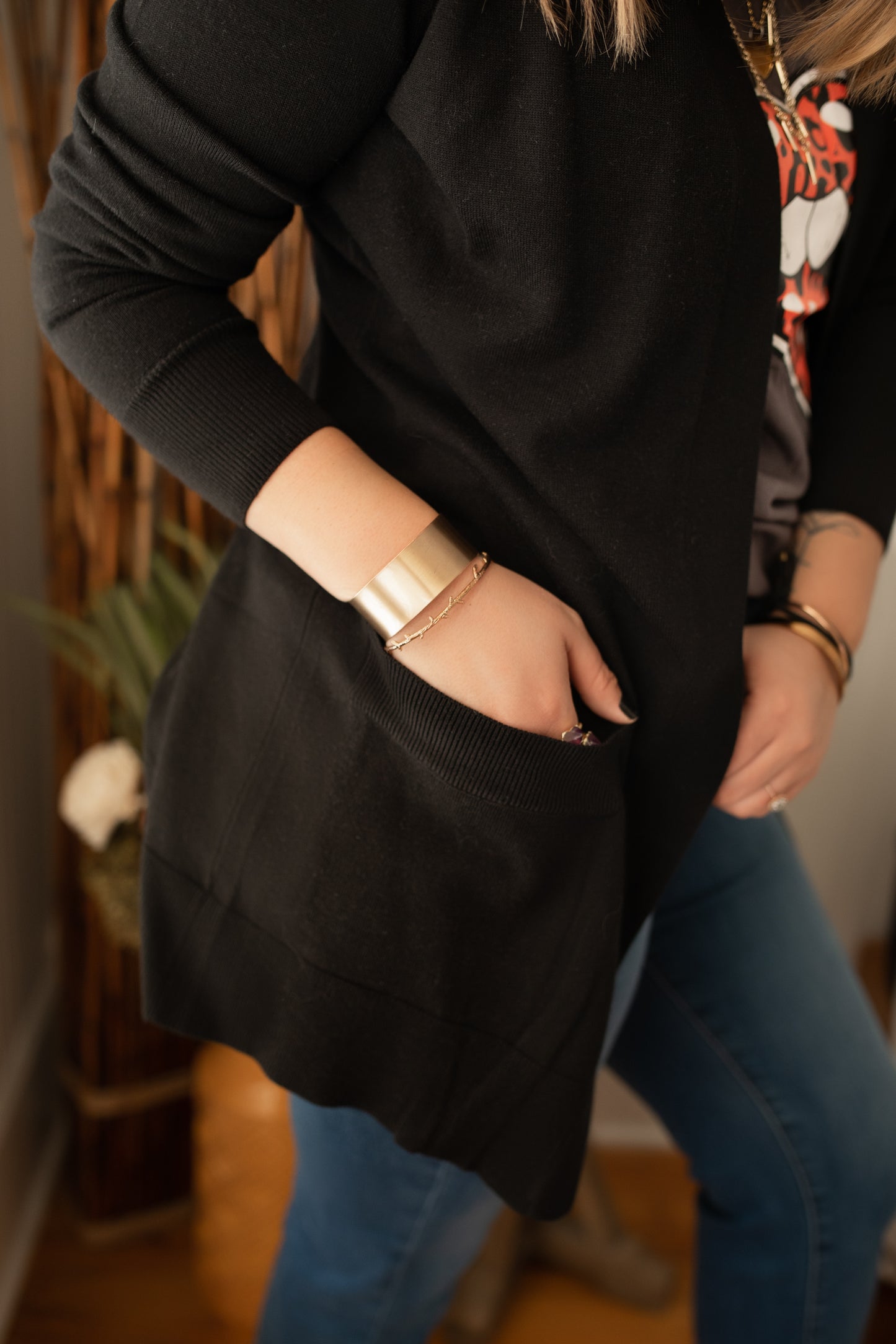 The Perfect Black Cardigan