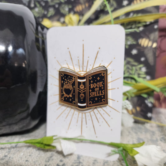 Book of Spells Enamel Pin