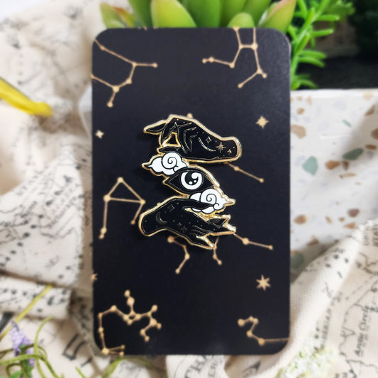 Conjurer's Hands Enamel Pin